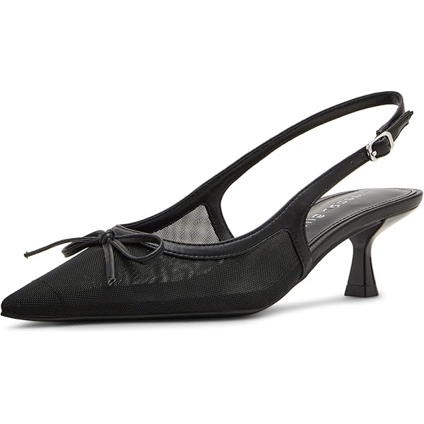 Amazon.com | Madden Girl Women's Valerie Sling-Back Kitten Heel